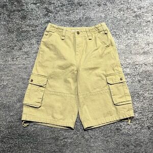 Guess Shorts Mens 29 Tan Cargo Baggy Skater Y2K Vintage